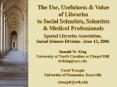 Special Libraries Association, Social Science Division June 13, 2006 Donald W. King University of No PowerPoint PPT Presentation