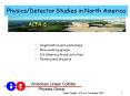 PhysicsDetector Studies in North America PowerPoint PPT Presentation
