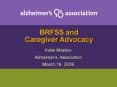 BRFSS and Caregiver Advocacy PowerPoint PPT Presentation