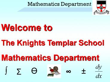 Mathematics Department