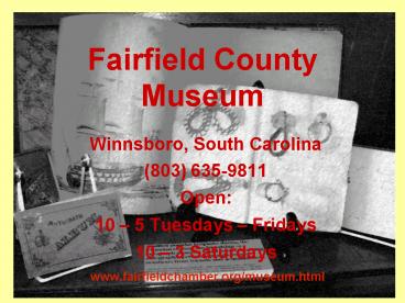 Fairfield County Museum
