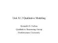 Unit A1.2 Qualitative Modeling PowerPoint PPT Presentation