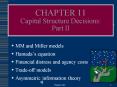 CHAPTER 11 Capital Structure Decisions: Part II PowerPoint PPT Presentation