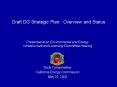 Draft DG Strategic Plan: Overview and Status PowerPoint PPT Presentation