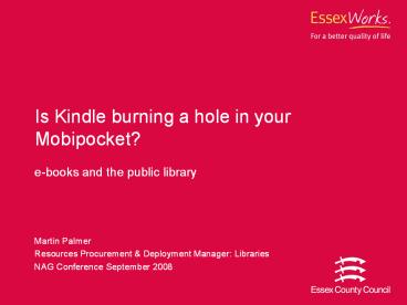 e-books and the public library