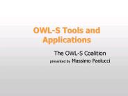OWLS Tools and Applications