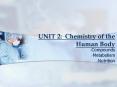UNIT 2: Chemistry of the Human Body PowerPoint PPT Presentation