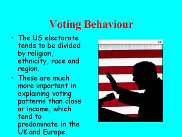 Voting Behaviour