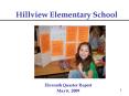 Hillview Elementary School PowerPoint PPT Presentation