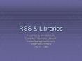 RSS PowerPoint PPT Presentation