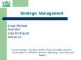 Strategic Management PowerPoint PPT Presentation
