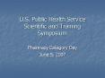 U.S. Public Health Service Scientific and Training Symposium PowerPoint PPT Presentation