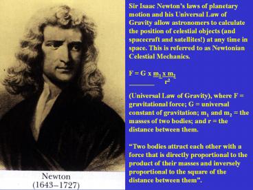 Sir Isaac Newton