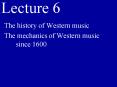 The history of Western music PowerPoint PPT Presentation