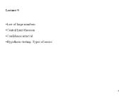 Law of large numbers.