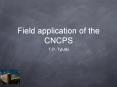 Field application of the CNCPS PowerPoint PPT Presentation