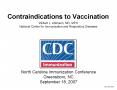 Contraindications to Vaccination PowerPoint PPT Presentation