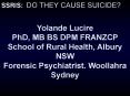 SSRIS: DO THEY CAUSE SUICIDE PowerPoint PPT Presentation