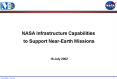 NASA Infrastructure Capabilities to Support NearEarth Missions PowerPoint PPT Presentation