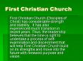 First Christian Church PowerPoint PPT Presentation