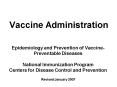 Vaccine Administration PowerPoint PPT Presentation