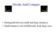 Divide And Conquer