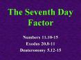 The Seventh Day Factor PowerPoint PPT Presentation