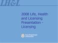 Filings Made Easy for Life, Health and Licensing PowerPoint PPT Presentation