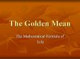 The%20Golden%20Mean PowerPoint PPT Presentation