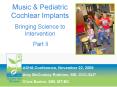 Music and Cochlear Implants PowerPoint PPT Presentation