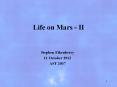 Apparently, not just plant life on Mars, but intelligen PowerPoint PPT Presentation