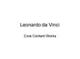 Leonardo da Vinci PowerPoint PPT Presentation