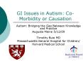 GI Issues in Autism: CoMorbidity or Causation PowerPoint PPT Presentation