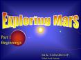 Exploring Mars PowerPoint PPT Presentation