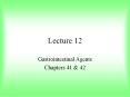 Gastrointestinal Agents PowerPoint PPT Presentation