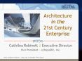 Architecture in the 21st Century Enterprise PowerPoint PPT Presentation