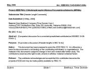 IEEE 802.15 subject