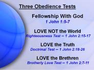 Fellowship With God 1 John 1:5-7