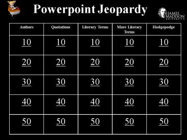 Powerpoint Jeopardy