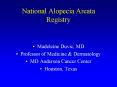 National Alopecia Areata Registry PowerPoint PPT Presentation
