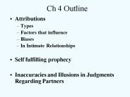 Ch 4 Outline