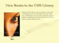 New Books in the CHS Library PowerPoint PPT Presentation