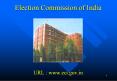Election Commission of India URL : www.eci.gov.in PowerPoint PPT Presentation