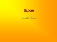 Accessibility of Names. Review ... Names whose meaning i