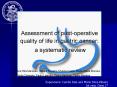 Assessment of post-operative quality of life in gastric cancer: PowerPoint PPT Presentation
