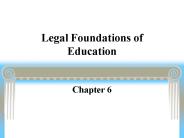 Legal Foundations of Education