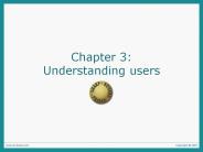 Chapter 3: Understanding users