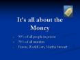 Its all about the Money PowerPoint PPT Presentation