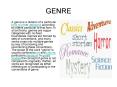 GENRE PowerPoint PPT Presentation