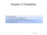 Chapter 5: Probability